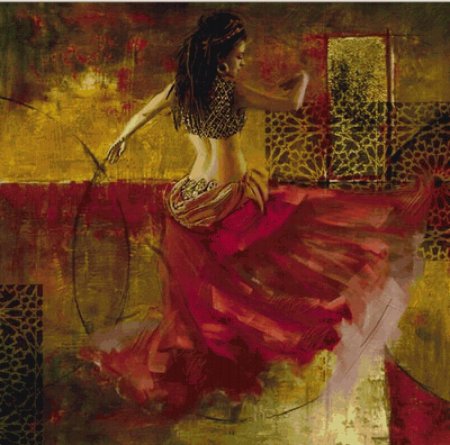 Беллиданс танцовщица картина