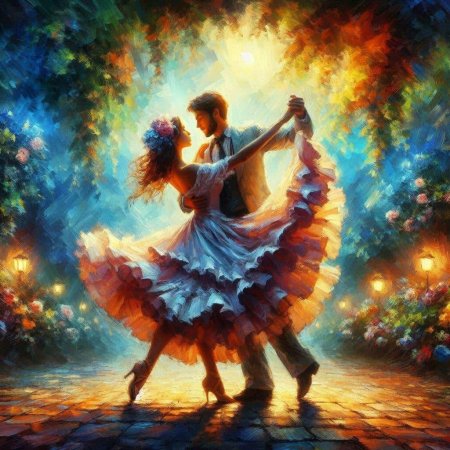 Пара в танце