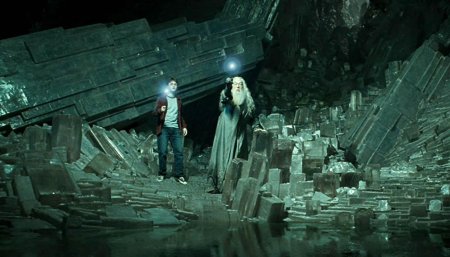 Гарри поттер и принц полукровка сцена в пещере