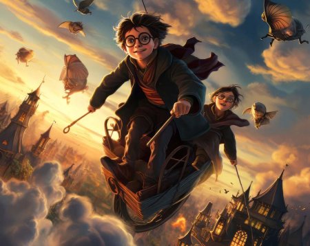 Дэниел рэдклифф гарри поттер на метле