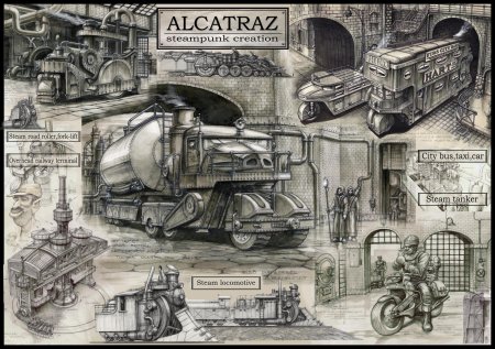 Бронепоезд дизельпанк