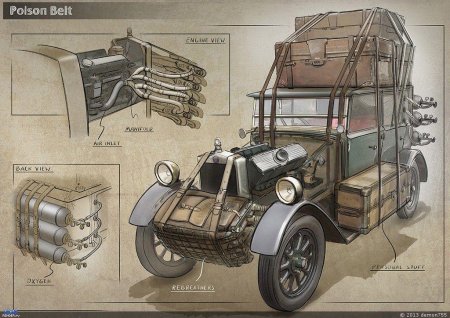 Дизельпанк машины