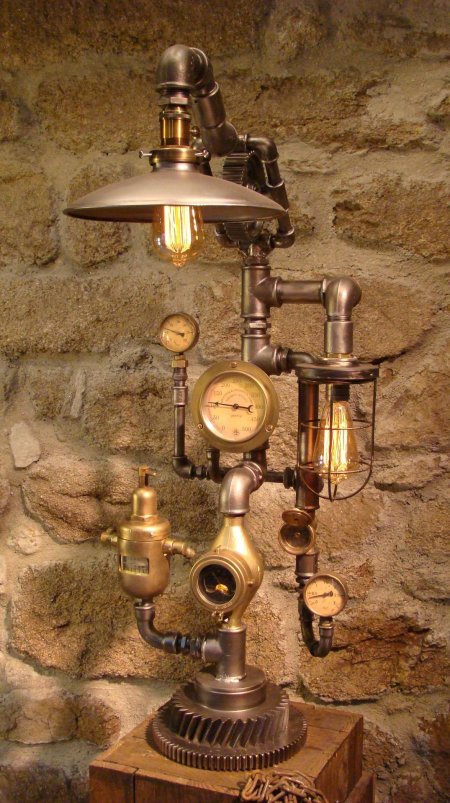 Лампа стимпанк