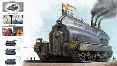 Дизельпанк корабли