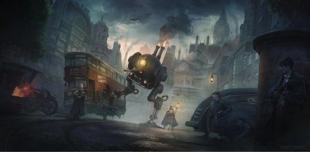 Викториан стимпанк город