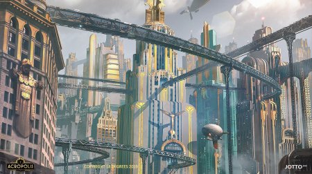 Дизельпанк небоскребы