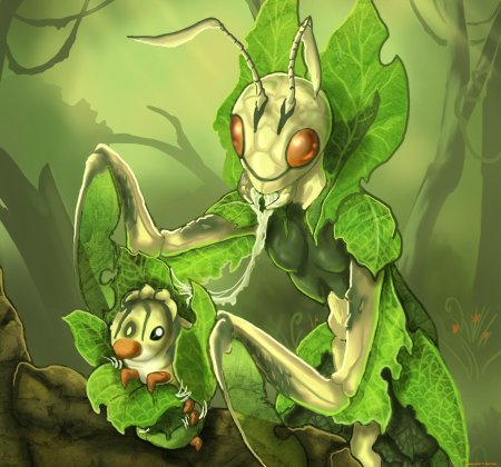 Инсектоид жук богомол