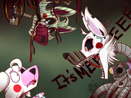 Фнаф 4 мангл