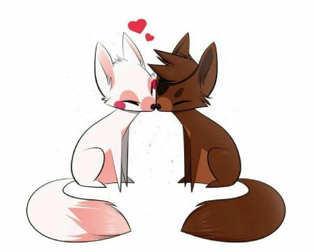 Фокси и мангл любовь