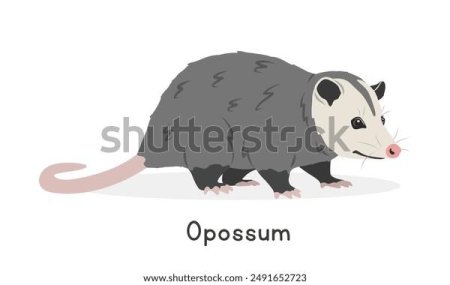 Опоссум рисунок