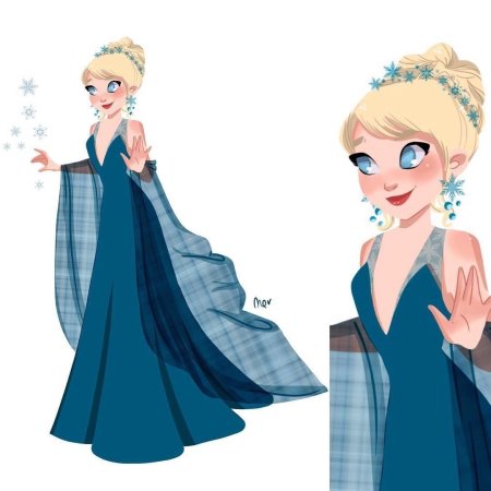 Эльза и анна из холодного сердца