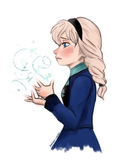 Эльза в детстве арт