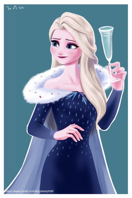 Эльза олаф и холодное приключение эльза с распущенными волосами