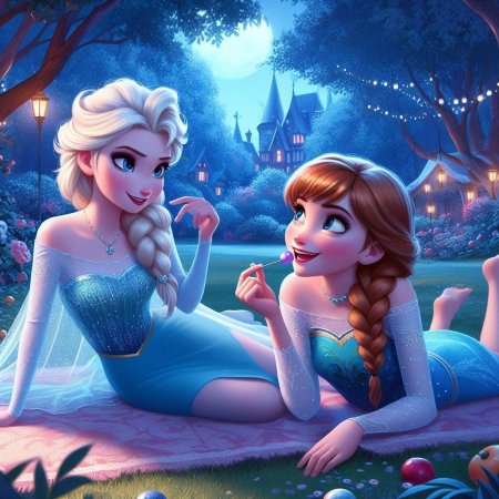 Frozen elsa and anna