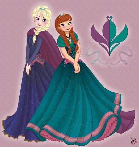 Анна эльза холодное сердце платье эльзы