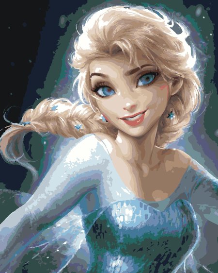 Эльза. sakimichan elsa art.