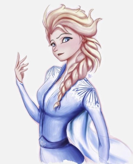 Эльза холодное сердце стикеры