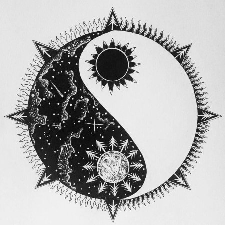 Инь янь солнце и луна