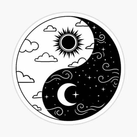 Солнце луна инь янь