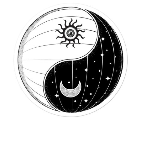 Инь янь рисунки