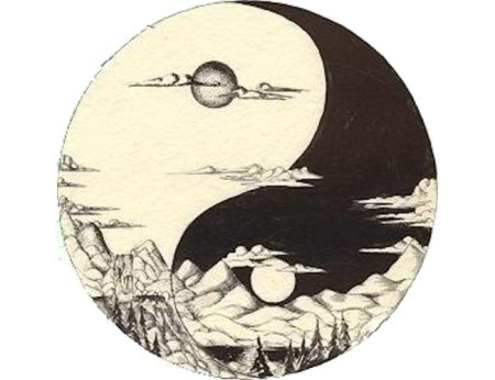 Стилизованная луна