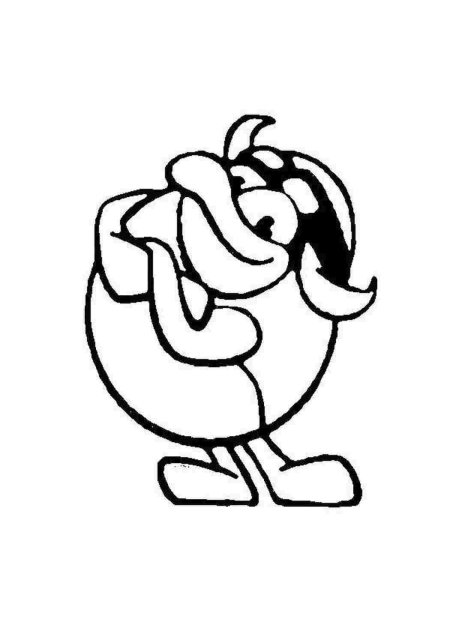Смешарики раскраска для детей