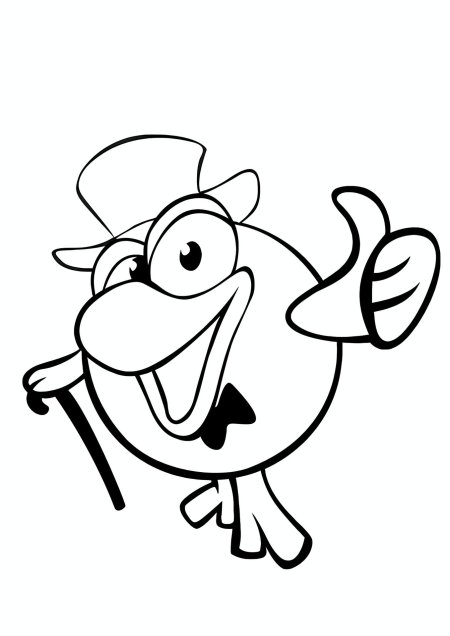 Раскраска смешариков