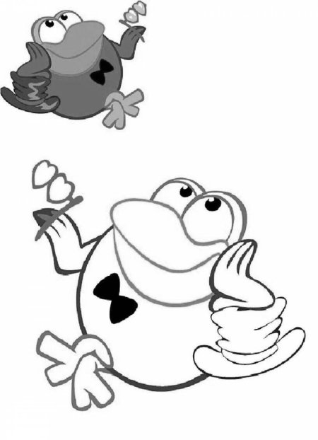 Раскраска смешарики кар карыч