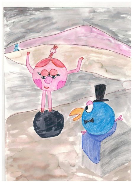 Рисунок на тему смешарики