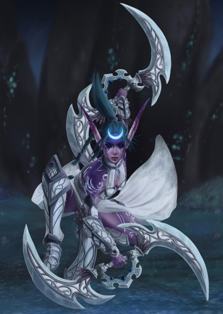 Эльфийка вов