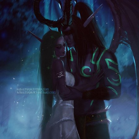 Варкрафт иллидан и тиранда