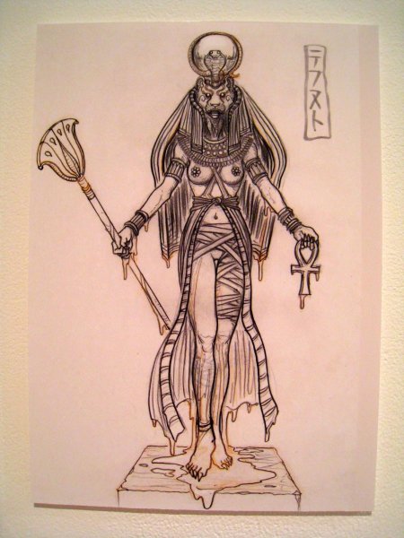 Богиня сехмет тату