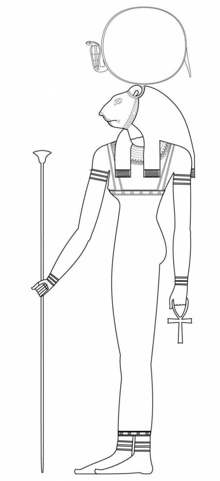 Боги древнего египта раскраска