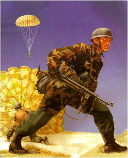 Немецкие парашютисты второй мировой войны