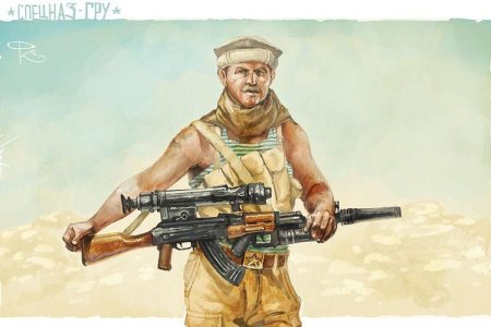 Советский солдат афганской войны арт