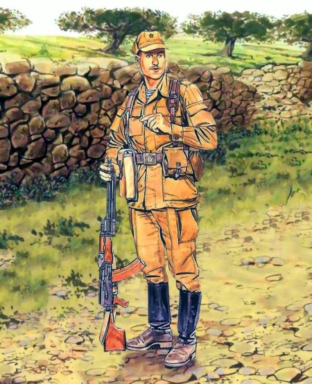 Экипировка солдат советской армии в афгане