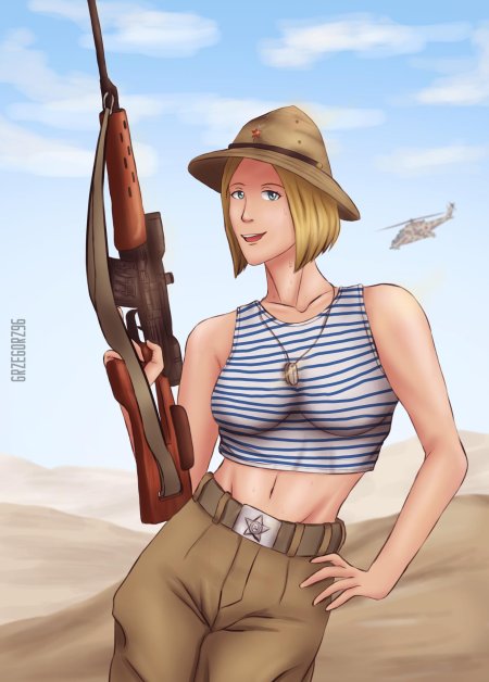 Аниме русский солдат