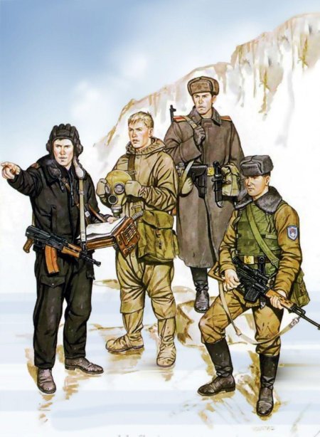 Обмундирование солдата советской армии 1980