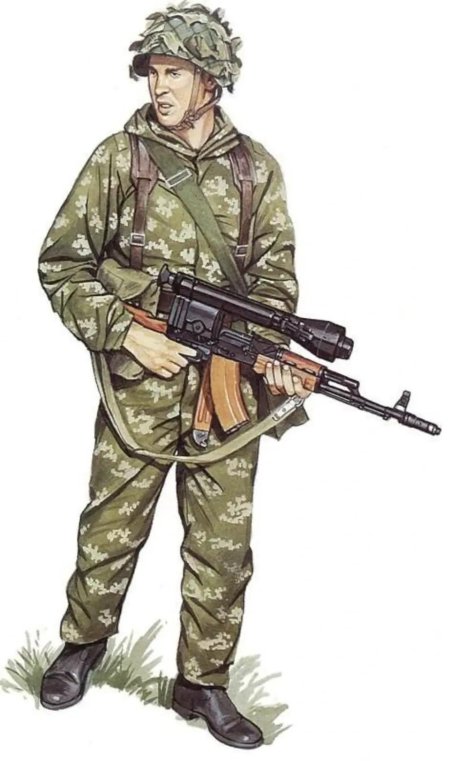 Современный солдат рисунок