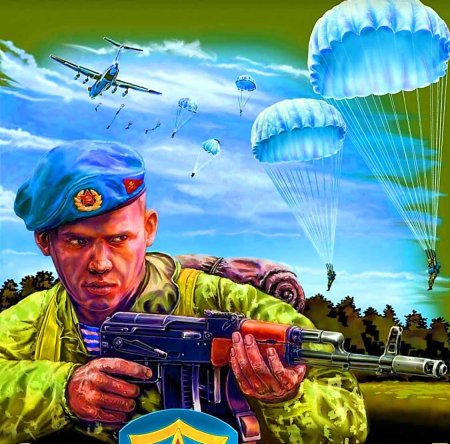 Десантники живопись