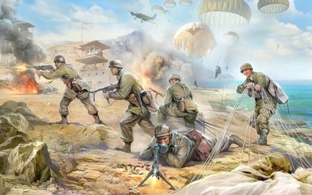 Zvezda немецкие парашютисты - г. () :