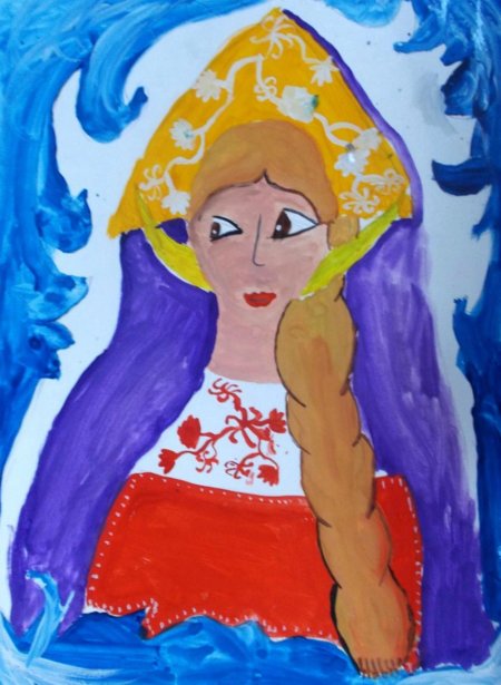 Портрет русской красавицы класс