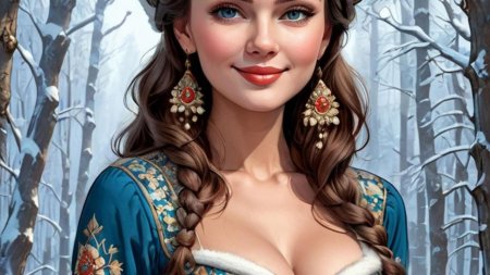 Русская красавица арт