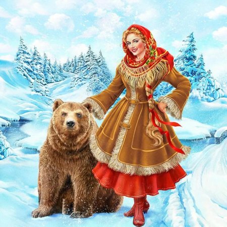 Русский стиль иллюстрации