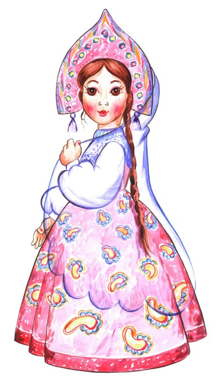 Русская красавица из сказки