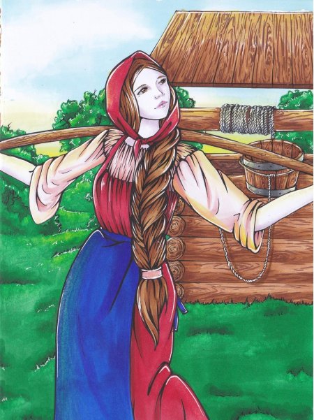 Девица с коромыслом