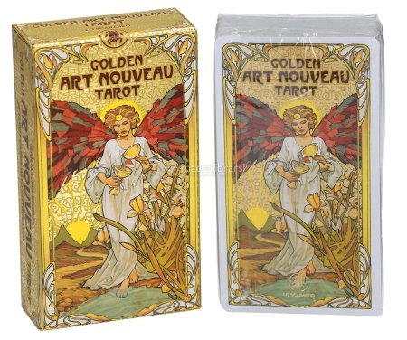 Карты таро golden art nouveau tarot mini