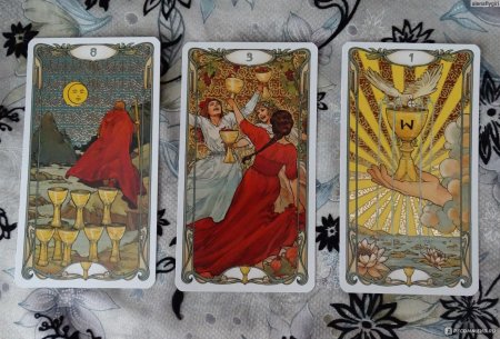 Колода таро золотое арт нуво