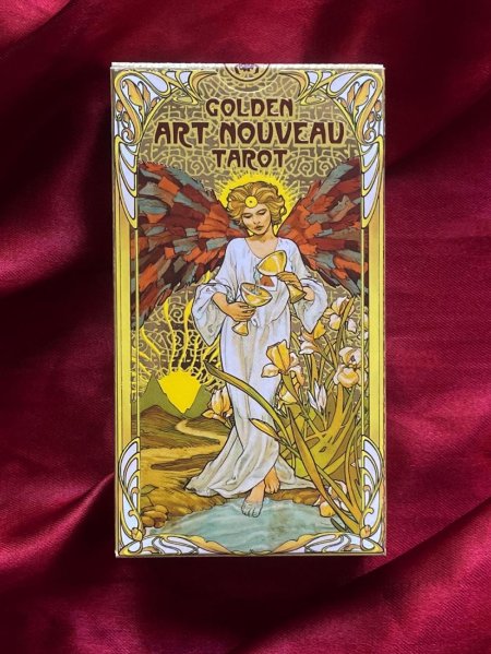 Карты таро golden art nouveau tarot mini