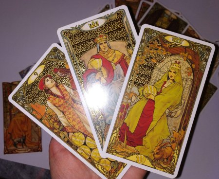 Золотое таро уэйта арт нуво